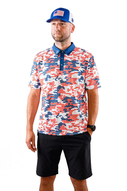 US Flag Polo Family SET GP Power Golf