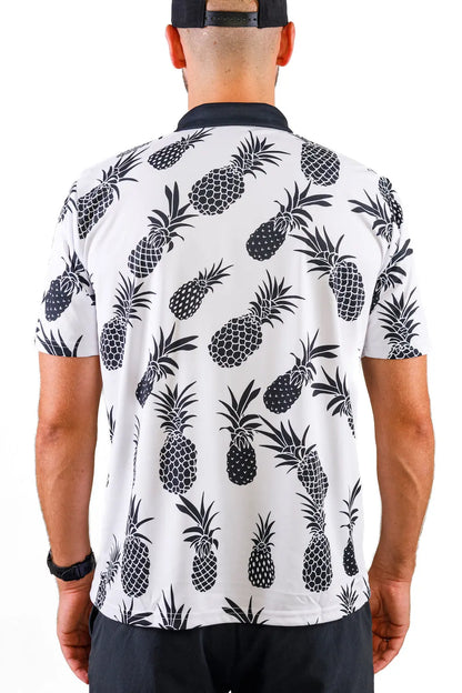 Pineapple Golf Performance Polo Shirt Power Golf