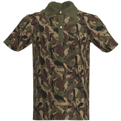 Golfer camouflage Performance Polo ShirtA ARMY Green Power Golf