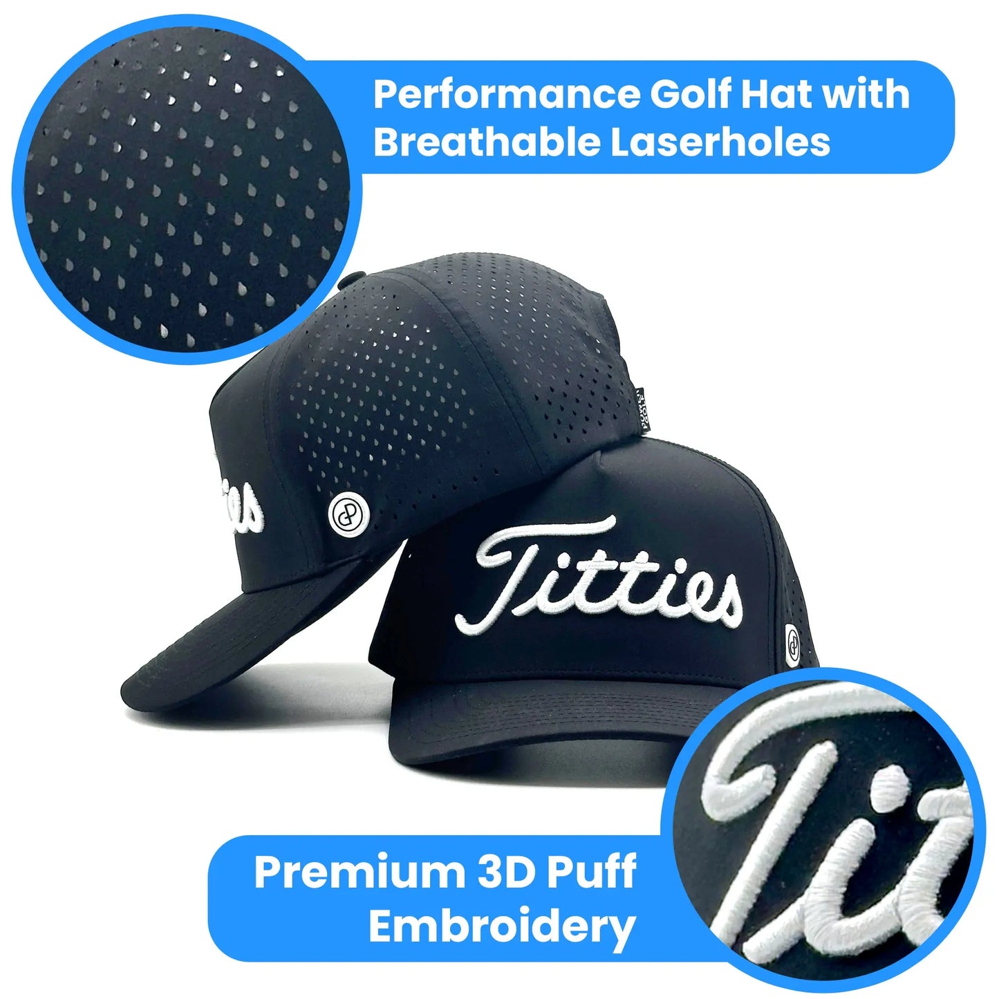 Titties Performance Cap Power Golf GP Power Golf