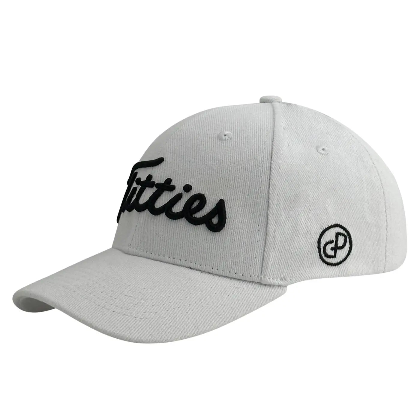 GP Power Golf Titties Classic Dad Hat Baseball Cap WHITE GP Power Golf