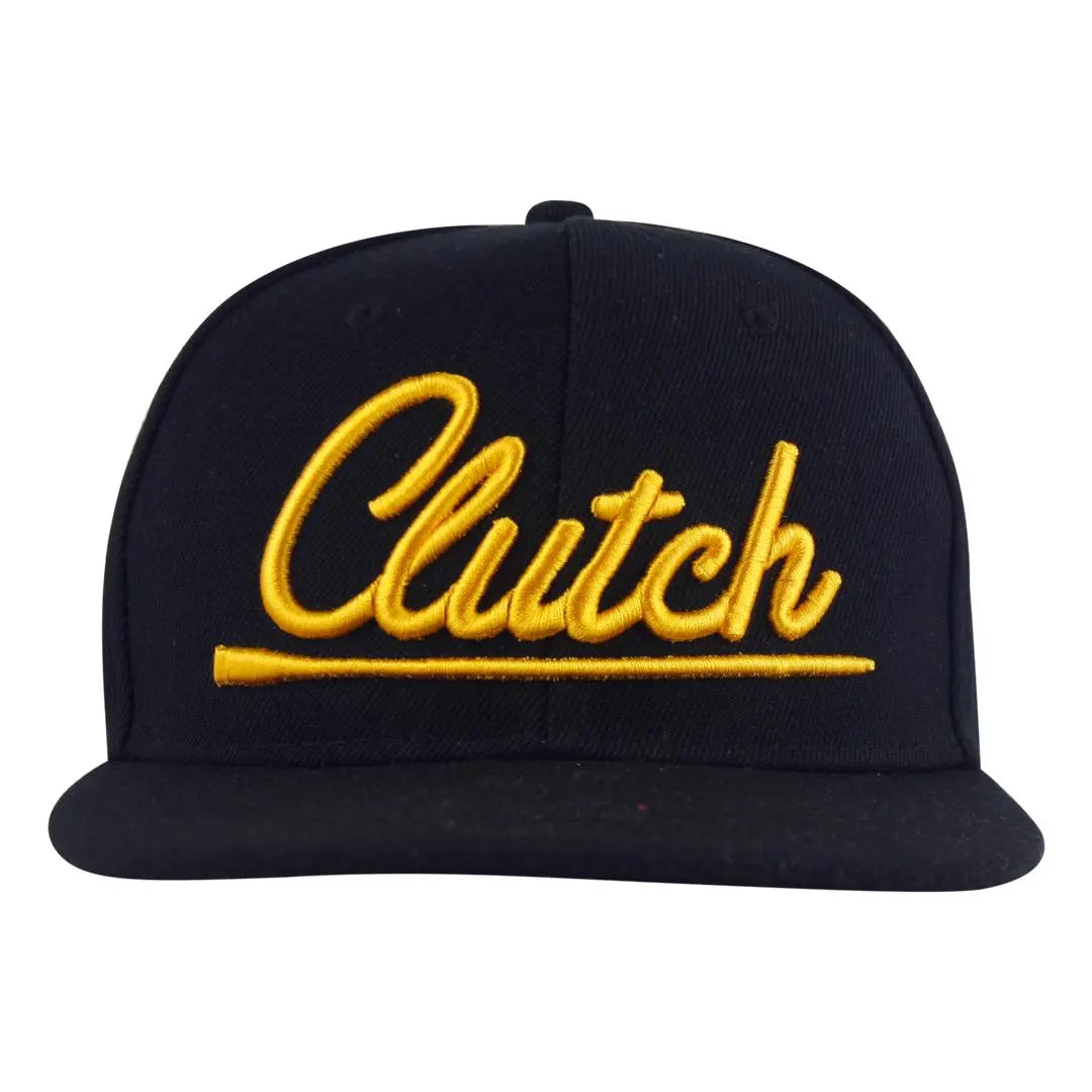 Clutch Player Snapback Hat Black/Yellow Power Golf