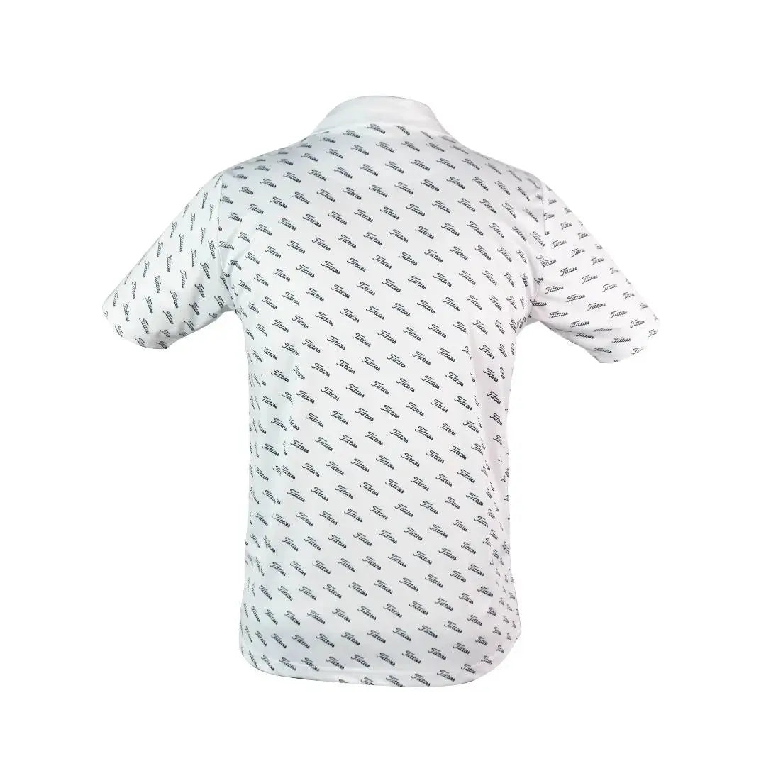 Tities white Polo + Snapback SET golfingcaps