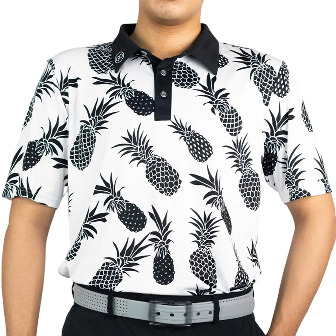 Pineapple Golf Performance Polo Shirt Power Golf