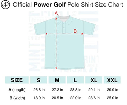 Golfer camouflage Performance Polo ShirtA ARMY Green Power Golf