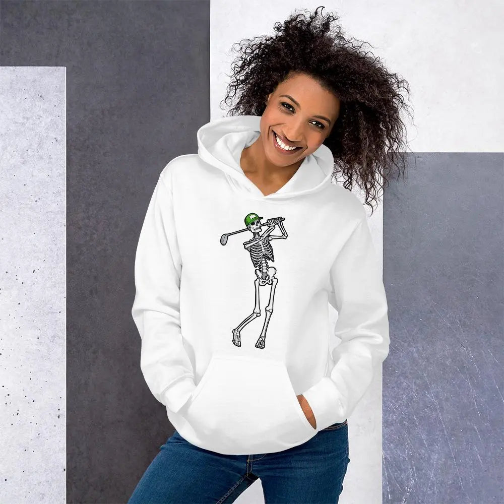 Skull Golfer Hoodie Power Golf