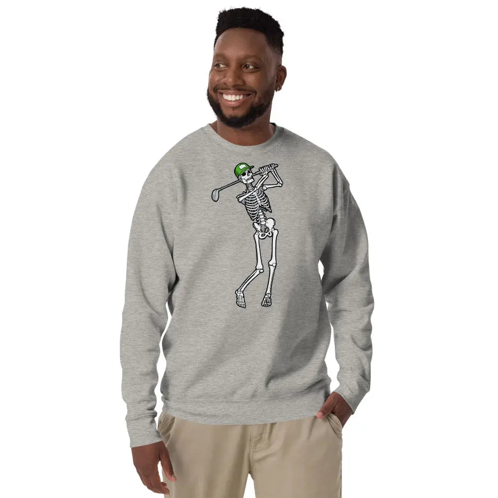 Skull Golfer Sweatshirt Power Golf