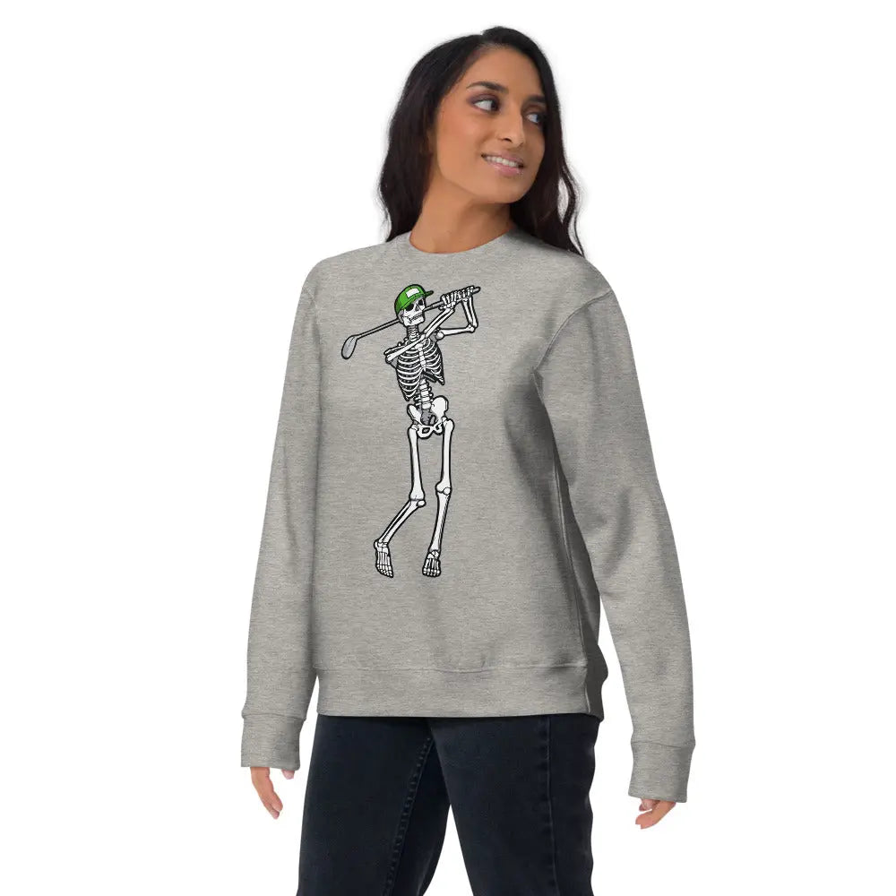 Skull Golfer Sweatshirt Power Golf