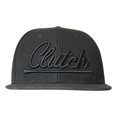 Black Edition Clutch Player Snapback Hat Black/Black